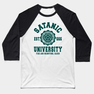 SATANIC UNIVERSITY - SATANISM OCCULT Baseball T-Shirt